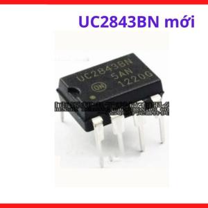 IC nguồn tuyến tính cắm UC2843BN DIP-8 loại tốt mới tinh chất lượng cao chống phóng điện hồ quang, mạch điều hướng dòng điện điều khiển định hình điện áp phẳng mịn ổn định, linh kiện máy hàn tốt mới, linh kiện máy hàn.