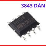 IC nguồn dao động ổn áp UC3843 dán chân SOP-8, chip điều khiển dải điện áp rộng bảo vệ quá dòng chu kỳ dòng ngắt tự động, linh kiện sửa chữa máy hàn điện tử công nghiệp, vi mạch dán chính hãng chuyên dụng cho mạch nguồn, linh kiện máy hàn.