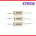 Điện Trở 47R 5 Watt, Điện Trở Công Suất Cao Chân Cắm Dùng Cho DIY Điện Tử, Sửa Chữa Máy Hàn Và Nguồn Switching