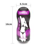 Cốc thủ dâm Lovetoy Vagina CTD6, âm đạo giả dạng cốc chất liệu silicone kết hợp vỏ ABS, thiết kế nhỏ gọn kín đáo, phần lõi bên trong có đường vân và nhú mềm, kích thước 65 × 150 mm, phiên bản không rung dành cho nam giới trưởng thành