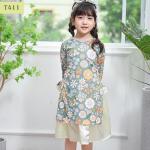 Áo dài bé gái Tết chất lụa cao cấp, thiết kế truyền thống hiện đại, mềm mại thoáng mát, set kèm quần và phụ kiện