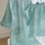 Áo dài nữ cách tân lụa gấm Thái Tuấn cao cấp, thiết kế tinh tế, giá sỉ tận xưởng, phù hợp nhiều vóc dáng, hot trend Tết