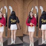 Áo khoác boxy lửng nỉ mềm mịn in logo nổi Nevermore Polime, thời trang hot trend, phong cách năng động, dễ phối quần jean, chân váy, phù hợp nhiều độ tuổi, mang lại sự tự tin và cá tính.