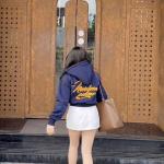 Áo khoác boxy lửng nỉ mềm mịn in logo nổi Nevermore Polime, thời trang hot trend, phong cách năng động, dễ phối quần jean, chân váy, phù hợp nhiều độ tuổi, mang lại sự tự tin và cá tính.