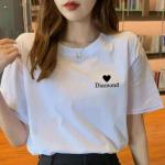 Áo thun nữ Dimond cotton mềm mịn, thoáng khí, thời trang hot trend, phong cách năng động, dễ phối quần jean, chân váy, phù hợp nhiều độ tuổi, tạo điểm nhấn cá tính và phong cách riêng.