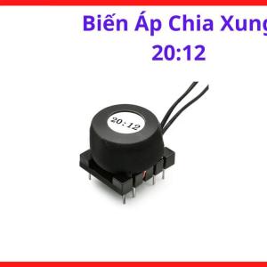 Biến áp 20:12 chính hãng, linh kiện đồng dẫn điện tốt, chịu nhiệt cao, bền bỉ, giúp ổn định dòng xung điều khiển, thiết kế chuyên nghiệp, giải pháp thay thế hiệu quả cho mạch điện tử công nghiệp, linh  kiện máy hàn.