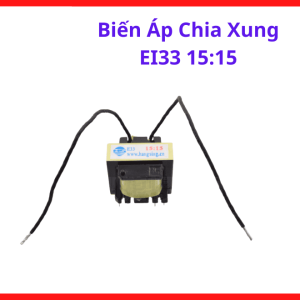 Biến Áp Chia Xung EI33 15:15, thiết bị lõi từ Ferrite dùng cho mạch điện tử xung, cấu tạo bền bỉ, hiệu quả chuyển đổi năng lượng cao, linh kiện đáng tin cậy cho kỹ thuật viên sửa chữa mạch nguồn, hàng chất lượng cao, linh kiện máy hàn.