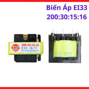 Biến áp nguồn xung EI33 200,30,15,16 linh kiện hạ áp đa đầu ra, lõi Ferrite chất lượng cao, thiết kế tối ưu hóa diện tích cho bo mạch, giải pháp cấp nguồn đối xứng cho cảm biến, độ bền bỉ cao trong môi trường vận hành công nghiệp.