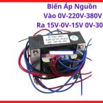 Biến áp cách ly 0V 220V 380V ra 15V 0V 15V 0V 30V, thiết bị chuyên dùng cho hệ thống tự động hóa, hiệu suất cao, cấu tạo bền vững, dễ dàng lắp đặt, giải pháp nguồn tối ưu cho các bo mạch điều khiển công nghiệp hiện đại.