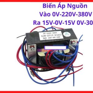 Biến áp đa đầu ra 0V 220V 380V ra 15V 0V 15V 0V 30V, linh kiện điện tử nguồn, cấu tạo chắc chắn, đảm bảo an toàn điện, hiệu suất chuyển đổi điện áp tin cậy, giải pháp cho kỹ thuật viên sửa chữa công nghiệp, linh kiện máy hàn.