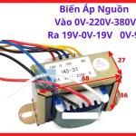 Biến áp 0V 220V 380V ra 19V 0V 19V 0V 9V, linh kiện bo mạch nguồn công suất trung bình, cấu tạo lõi thép bền bỉ, truyền dẫn dòng tốt, khả năng chịu nhiệt cao, thiết kế chuẩn xác, giải pháp thay thế linh kiện bo mạch điện tử, linh kiện máy hàn.