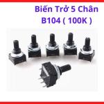 Biến trở 5 chân B104 100K điều chỉnh thông số mạch điện tử thiết kế tối ưu chống chịu nhiệt độ cao vận hành trơn tru chính xác độ bền cơ học cao cho thợ lắp ráp thiết bị điện tử chuyên nghiệp nhất