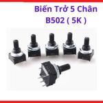 Biến Trở 5 Chân B502 5K linh kiện mạch điện tử chất lượng vượt trội, trị số điện trở chính xác, thiết kế tối ưu giúp hạn chế tối đa nhiễu tín hiệu, lựa chọn hàng đầu cho các kỹ sư và người yêu thích điện tử, linh kiện máy hàn.