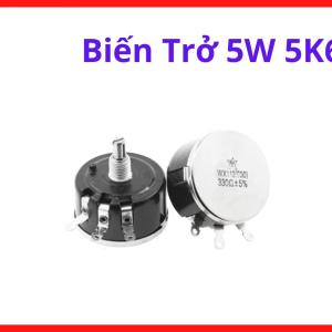 Biến trở 5W 6K8 điều khiển tín hiệu điện áp chính xác cao cấu trúc vỏ sứ tản nhiệt chắc chắn chân cắm tiêu chuẩn dễ dàng thao tác lắp ráp giải pháp tối ưu cho mọi mạch điện tử công suất lớn hiện đại.