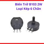 Biến trở công suất 10K 2W loại kép chịu nhiệt độ cao không bị biến đổi trị số điện trở khi hoạt động liên tục trong nhiều giờ, linh kiện thay thế chuẩn xác cho các hệ thống tự động hóa, thiết bị điện, độ bền cao