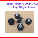 Biến trở B472 2W 4.7K vỏ inox bảo vệ tối ưu lõi điện trở bên trong khỏi tác động ngoại lực, giải pháp nâng cấp độ bền cho mọi hệ thống mạch điện tử, linh kiện chất lượng cao, linh kiện máy hàn.