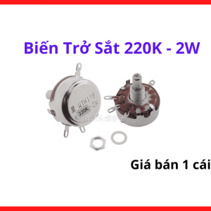 Biến trở sắt 330K 2W tiêu chuẩn kỹ thuật quốc tế, thiết kế trục xoay mượt mà tối ưu hóa khả năng tiếp xúc điện trong các ứng dụng thực tế, linh kiện điện tử hỗ trợ kỹ thuật tối tân, thiết bị bền bỉ
