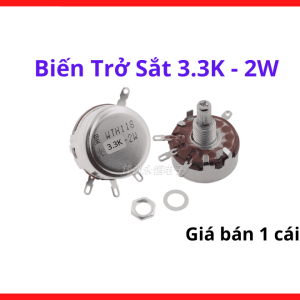 Điện trở chỉnh dòng 33K 2W chất liệu sắt cách điện an toàn kết hợp khung chịu lực, linh kiện thay thế chuẩn xác cho các hệ thống máy móc dân dụng và công nghiệp, thiết bị điện tử, linh kiện máy hàn.