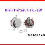 Biến trở sắt 47K 2W dòng sản phẩm chuyên dụng cho các mạch điện tử yêu cầu độ tuyến tính và độ ổn định cao theo thời gian, linh kiện cơ điện tử chính hãng, thiết bị hỗ trợ kỹ thuật, linh kiện máy hàn.
