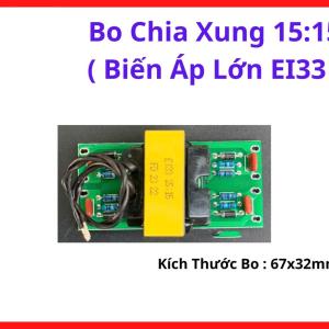 Bo chia xung 15:15 biến áp EI33 cho bo mạch máy hàn, linh kiện chất lượng, độ bền cao trong quá trình sử dụng, hỗ trợ vận hành máy hàn bền bỉ, linh kiện điện tử cho thợ kỹ thuật.