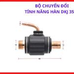 Bộ chuyển đổi tính năng hàn DKJ 35 50 chính hãng, đầu nối cáp hàn chịu nhiệt cao, giắc cắm nhanh máy hàn điện tử chuyên dụng cho thợ cơ khí, tối ưu hóa dòng điện ổn định, đảm bảo an toàn tuyệt đối trong mọi công trình xây dựng
