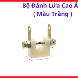 Bộ đánh lửa cao áp màu trắng dành cho máy hàn điện tử tích hợp công nghệ vật liệu cách điện hiện đại cung cấp điện áp mồi ổn định chống sốc điện hiệu quả giúp mối hàn đạt tiêu chuẩn kỹ thuật cao và tiết kiệm điện năng đáng kể, bộ đánh lửa cao áp màu