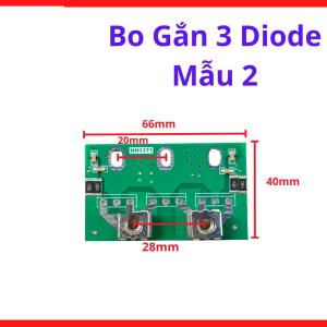 Bộ gắn 3 diode mẫu 2 cho máy hàn inverter, linh kiện nguồn xung, phụ kiện điện tử công suất dành cho thợ sửa chữa