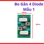 Bo Gắn 4 Diode Mẫu 1, diode chỉnh lưu nguồn máy hàn, linh kiện bảo trì bo mạch inverter, phụ kiện sửa chữa điện tử, linh kiện máy hàn.