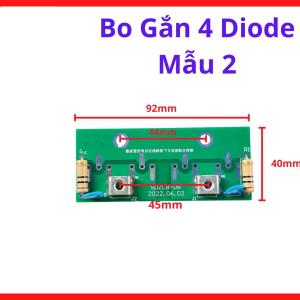 Bo diode công suất máy hàn 4 diode mẫu 2, linh kiện thay thế nguồn, phụ kiện sửa chữa thiết bị công nghiệp, linh kiện máy hàn.