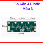 Bo Gắn 4 Diode Mẫu 3 chính hãng phân phối linh kiện máy hàn, diode chỉnh lưu, phụ kiện sửa chữa bo nguồn inverter, linh kiện máy hàn.