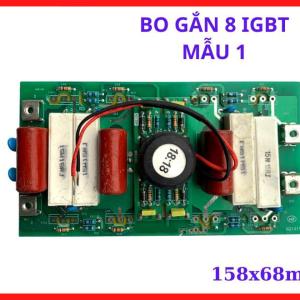 BO GẮN 8 IGBT MẪU 1, PCB Gắn Linh Kiện IGBT Máy Hàn, Bo Mạch Công Suất, Phụ Kiện Máy Hàn Điện Tử, Linh Kiện Công Nghiệp, Bo Inverter Máy Hàn, Thay Thế Bo Hỏng, linh kiện máy hàn.