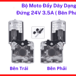Bộ Motor Đẩy Dây Máy Hàn MIG Dạng Đứng 24V 3.5A Bên Phải, Linh Kiện Máy Hàn CO2 Hỗ Trợ Cấp Dây Hàn Mượt Hơn Và Giảm Tình Trạng Kẹt Dây Khi Hàn