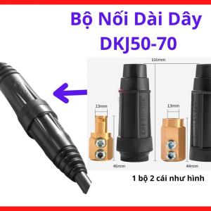 Đầu nối nhanh dây cáp hàn DKJ50-70 chất lượng, giắc cắm truyền dẫn điện máy hàn điện tử dân dụng và công nghiệp, cơ chế khớp nối nhanh tiện lợi chống phóng điện hồ quang, phụ kiện kỹ thuật chuyên ngành cơ khí, tối ưu hóa hiệu suất truyền dẫn dòng điệ