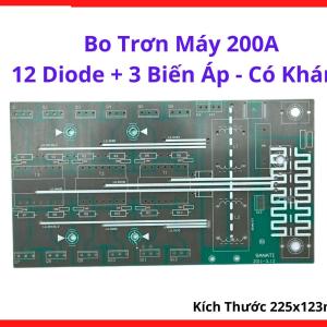 Bộ trơn máy 200A 12 diode giải pháp quản lý dòng chảy và tín hiệu điện thông minh giúp tự động hóa quá trình đóng cắt năng lượng định kỳ cho các thiết bị máy móc công nghiệp nặng