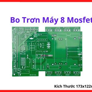 Bo trơn máy 8 Mosfet sản phẩm điều khiển công suất đạt tiêu chuẩn kỹ thuật khắt khe mang lại sự an tâm tuyệt đối cho các kỹ sư trong quá trình vận hành dây chuyền máy móc