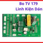 Bo TV 179 Linh Kiện Dán, bo máy hàn inverter sử dụng linh kiện điện tử dán SMD giúp giảm kích thước mạch và tăng độ ổn định vận hành, linh kiện sửa chữa máy hàn phổ biến trong ngành cơ khí công nghiệp