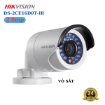 Camera Hikvision 2MP HD TVI, Vỏ Kim Loại, Smart IR 20m, Chống Bụi Nước IP66, Chống Rung, Bù Sáng, Phát Hiện Chuyển Động, Hình Ảnh Cực Nét