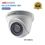 Camera Dome Hikvision 2.0MP, cảm biến CMOS, chống nước, chống bụi IP66, hỗ trợ menu OSD điều khiển từ xa, bảo hành 24 tháng chính hãng