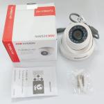 Camera Dome Hikvision 2.0MP, cảm biến CMOS, chống nước, chống bụi IP66, hỗ trợ menu OSD điều khiển từ xa, bảo hành 24 tháng chính hãng