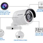 Camera Giám Sát Hikvision Full HD 2MP, IR Ban Đêm 20m, Chống Nước IP66, Bảo Mật Tối Ưu, Phát Hiện Chuyển Động, Hình Ảnh Rõ Nét Dù Trời Tối