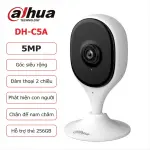 Camera an ninh Dahua Wifi 5MP, quan sát rõ nét, phát hiện chuyển động, âm thanh bất thường, chế độ riêng tư, mic và loa tích hợp, WiFi 6, Bluetooth cài nhanh, đế nam châm tiện lợi