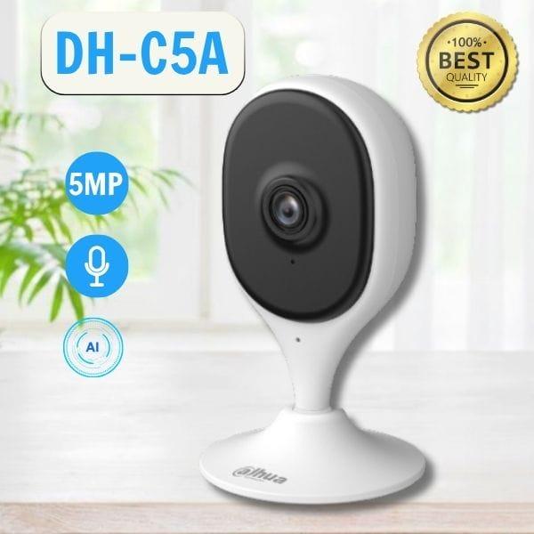 Camera an ninh Dahua Wifi 5MP, quan sát rõ nét, phát hiện chuyển động, âm thanh bất thường, chế độ riêng tư, mic và loa tích hợp, WiFi 6, Bluetooth cài nhanh, đế nam châm tiện lợi