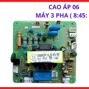 Cao áp 06 máy 3 pha linh kiện điện tử chuyên dụng giúp nâng cao độ ổn định của dòng mồi hồ quang cấu trúc thiết kế tối ưu giúp tản nhiệt nhanh chóng kéo dài thời gian hoạt động liên tục tải nặng, cao áp 06.