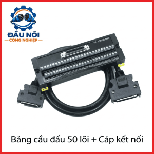 Cáp điều khiển SCSI MDR 50 Pin dùng kết nối thiết bị công nghiệp, phụ kiện truyền tín hiệu qua giao diện 50 chân, cần lựa chọn đúng chiều dài, kiểu đầu cắm và sơ đồ chân để tương thích với thiết bị sử dụng