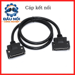 Cáp điều khiển SCSI MDR 50 Pin cho hệ thống servo công nghiệp, dây kết nối CN1 với bo chuyển đổi tín hiệu, hỗ trợ đấu nối thiết bị tự động hóa và tủ điện khi sơ đồ chân cùng kiểu đầu nối tương thích