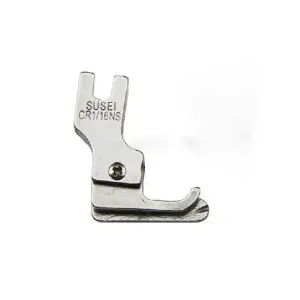 Chân Vịt 1 Kim CR1/16NS SUSEI, Chân Vịt Mí Phải 1/16 Inch 1,6mm, Chân Vịt Bù Mép Hẹp Cho Máy May Công Nghiệp 1 Kim, Dẫn Mép Vải Chính Xác, May Sát Biên, May Đường Mí Và Căn Mép