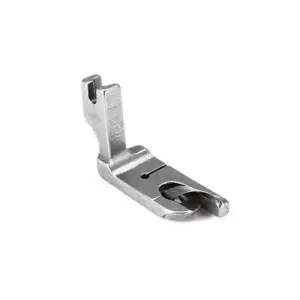 Chân vịt 2 kim 1/2 phải cho máy may công nghiệp, phụ tùng chân vịt máy may 2 kim, cữ 1/2 inch tương đương 12,7 mm, thiết kế phía phải, hỗ trợ dẫn vải và tạo đường may ổn định, dùng cho xưởng may