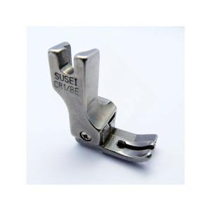 Chân vịt mí phải 3 ly CR1/8E, chân vịt bù phải 1/8 inch khoảng 3,2 mm cho máy may công nghiệp 1 kim, hỗ trợ may sát mép và giữ cự ly đường chỉ ổn định, phụ kiện máy may, linh kiện ngành may