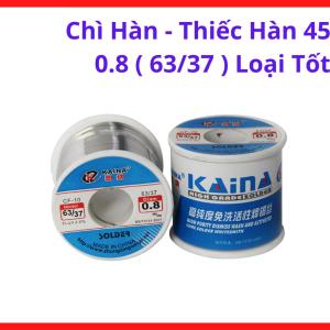 Chì Hàn 450g 0.8mm Sn63Pb37, Dây Hàn Điện Tử Dễ Chảy, Hỗ Trợ Hàn Chính Xác Cho Bo Mạch Và Linh Kiện Nhỏ, kho linh kiện máy hàn.