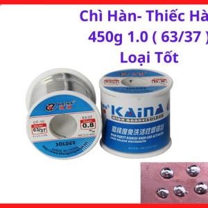 Thiếc Hàn 450g 1.0mm 63/37 Loại Tốt, Dây Hàn Điện Tử Chuyên Dụng Cho Thợ Sửa Chữa, Xưởng Điện Tử Và Bảo Trì Thiết Bị Công Nghiệp, linh kiện máy hàn.